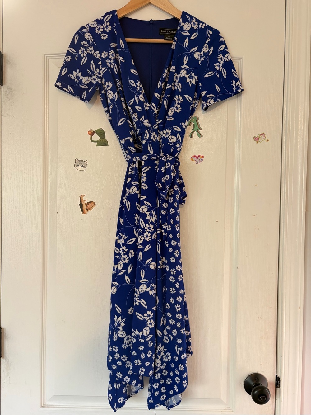 Summer Midi Floral Wrap Dress